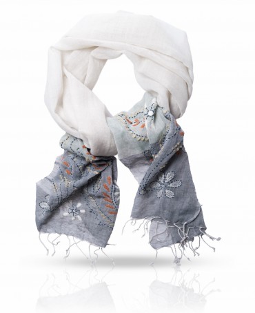 Палантин Женский ZW.EMB/GREY